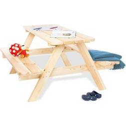 Pinolino Juego de asiento infantil Nicki para 4 Maxi, natural