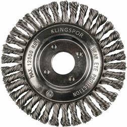 Klingspor Pipelinebürste gez. einreihig Anzahl Reihen 1, 115 x 6 x 22,23 mm, 0,5 Stahl