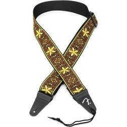 Fender Pasadena Woven Strap 2in Yellow Wallflower