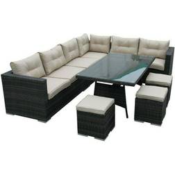 5 Piece Garden Patio Dining Set