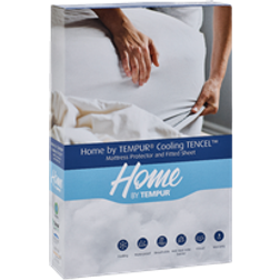 Tempur Fit Mattress Protector Cooling Tencel Rullemadras Hvid