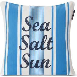 Lexington Sea Salt Sun Kuddöverdrag Vit, Blå (50x50cm)