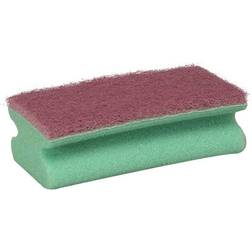 Diverse Skuresvamp ridsefri 3M Grøn 10x10stk 130x45x70mm, nylon/plast/polyester