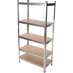 Silverline Boltless Freestanding Shelving Unit 5-Tier Hyllsystem