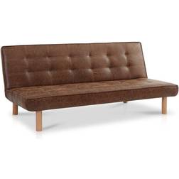 HOME DETAIL Salerno Air Brown Sofa 179cm 3 Seater