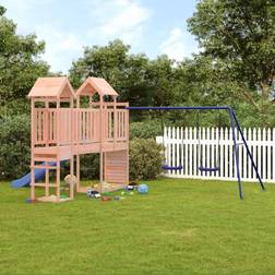 vidaXL Parque infantil de exterior madera maciza Douglas