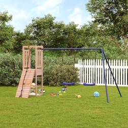 vidaXL Outdoor Playset Solid Wood Douglas Brown