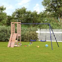 vidaXL Parque infantil de exterior madera maciza Douglas