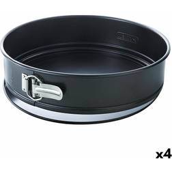 Pyrex Molde Desmontable Magic Redondo Negro 20 cm Metal 4 Unidades Bandejade Horno