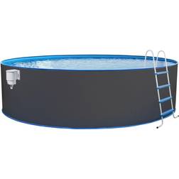 Steinbach Stahlwandpool Set Nuovo Ø 550 x 120 cm, weiß