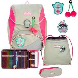 Scout Alpha Schulranzen-Set 4tlg Pink Cherry