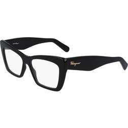 Ferragamo SF2865 001 Black Women Black Cat Eye 5515