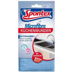 Spontex Microfibre Küchenwunder 3D Reinigungspad, Mikrofasertuch entfernt mühelos