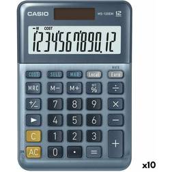 Casio Calculator MS-100EM Blue 10Units