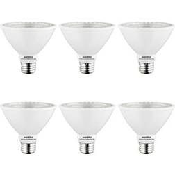 Sunlite 40981 PAR30/LED/10W/SHORT/FL35/D/E/40K/6PK PAR30 Flood LED Light Bulb