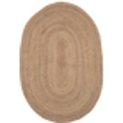 Venture Home Oliver 100% jute 200*140- -Oval-Natural dark Natur, Svart, Brun cm