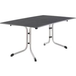 Sieger Table Pliante 165 x 95 cm Plateau Vivodur Anthracite Structure Gris Clair