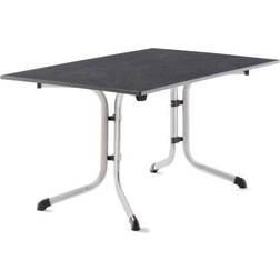 Sieger Table Pliante 140 x 90 cm Plateau Vivodur Anthracite Structure Gris Clair