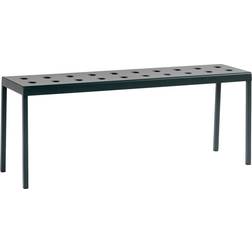 Hay Balcony L 119.5 cm Anthracite Noir Banc de Jardin