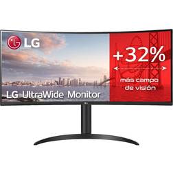 LG 34WP75CP-B 3440 x 1440 Wide Quad HD Tempo di Risposta 5 ms Frequenza di Aggiornamento 160 (Hz)