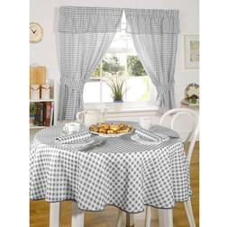 Charcoal Gingham Check Kitchen Pencil