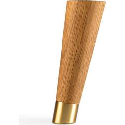Ekens Egens Sengeben Lutende Eg/Messing 12 cm Sengegavl
