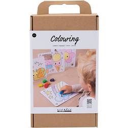 Creativ Company Craft Kit Colouring, Drawing board, standard colours, 1 pack