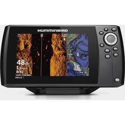 Humminbird Plotter HELIX 7 CHIRP SI GPS G4, 7" ekolodsgivare CHIRP, DownScan, SideScan obränt sjökort