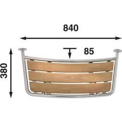 Båtsystem Badeplatforme til Sejlbåde 840x380 mm pt8035