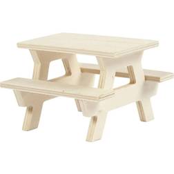 Creativ Company Picnic Bench 5.5 cm x 8 cm x 8 cm 1 pc
