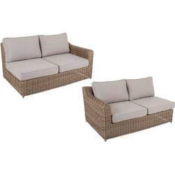 Brafab Glendon Hörnsoffa Rustik 3st Loungeset