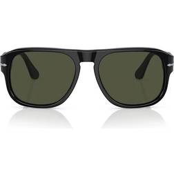 Persol Jean 3310S Sunglasses - Black/Green