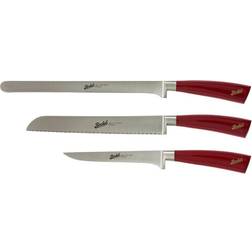 Berkel Elegance Coltello da Cucina Rosso Set Prosciutto 3 Pezzi