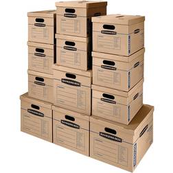 Bankers Box SmoothMove Moving Boxes 19x14.5x15.5" 12-pack