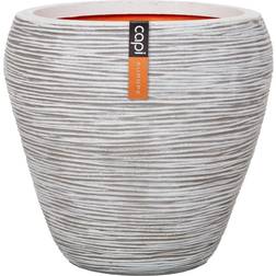 Capi Vaso A Cono Nature Rib 42x38 cm Avorio KOFI362