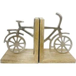 Geko Set of Two Bicycle Bookends Book Holders Figurine