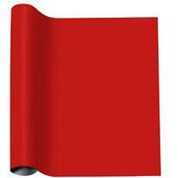 plottiX PremiumFlock Aufbügelfolie rot Flock-Folie 32,0 x 50,0 cm, 1 Rolle