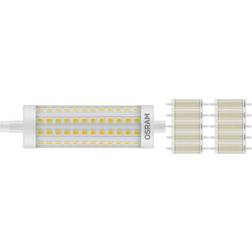 Osram Fordelspakke 10x Parathom Line LED R7s 118mm 16W 2000lm 827 ekstra varm hvid dæmpbar erstatter 125W