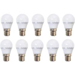 ExtraStar 4W LED Ball Bulb B22 Natural Light 4200K Energy Saving White 10