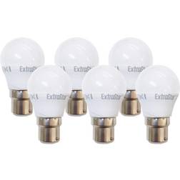 ExtraStar 7W LED Ball Bulb B22 Daylight 4200K Energy Saving White 6