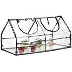 Relaxdays Mini Serra 60 x 120 x 60 cm Trasparente