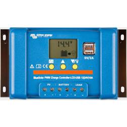 Solcellsregulator victron bluesolar pwm-lcd & usb 12/24v 20