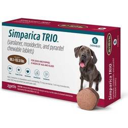 Simparica Trio Chewable Tablets for Dogs 6-pack