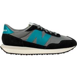 New Balance 237 M - Black with Harbor Grey and Verdigris