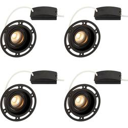 Loops 4 pack Trimless Plaster-In Ceiling Flush Light