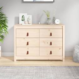 vidaXL Massivt Fyrretræ 100 x 40 x 72 cm Skænk