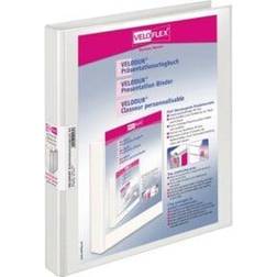 Veloflex Ordner, Präsentationsringbuch VELODUR, A4, 4-/2-Ring-Mechanik, Rückenbreite