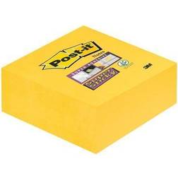 3M Post-it 76 Super Sticky Notes Cube Daffodil