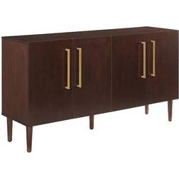 Crosley & Hutch Mahogany Mahogany-Finish Everett Sideboard