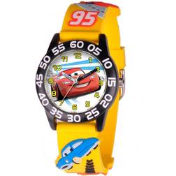 Cars Disney Boys' 3D Black Plastic Time Teacher Yellow